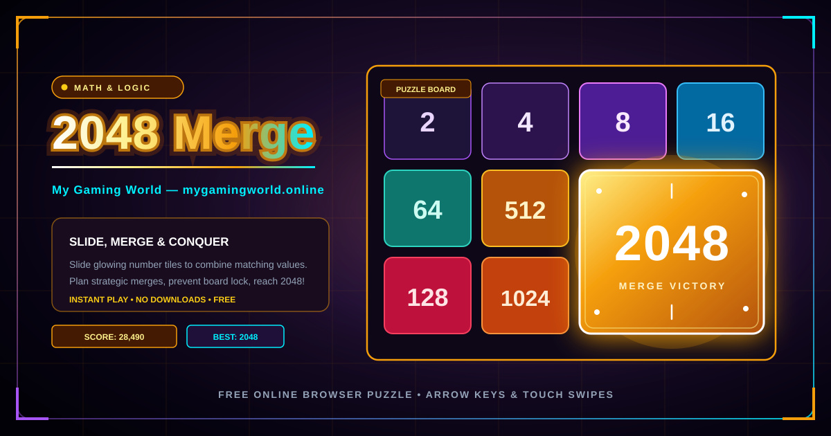 2048 Merge Game