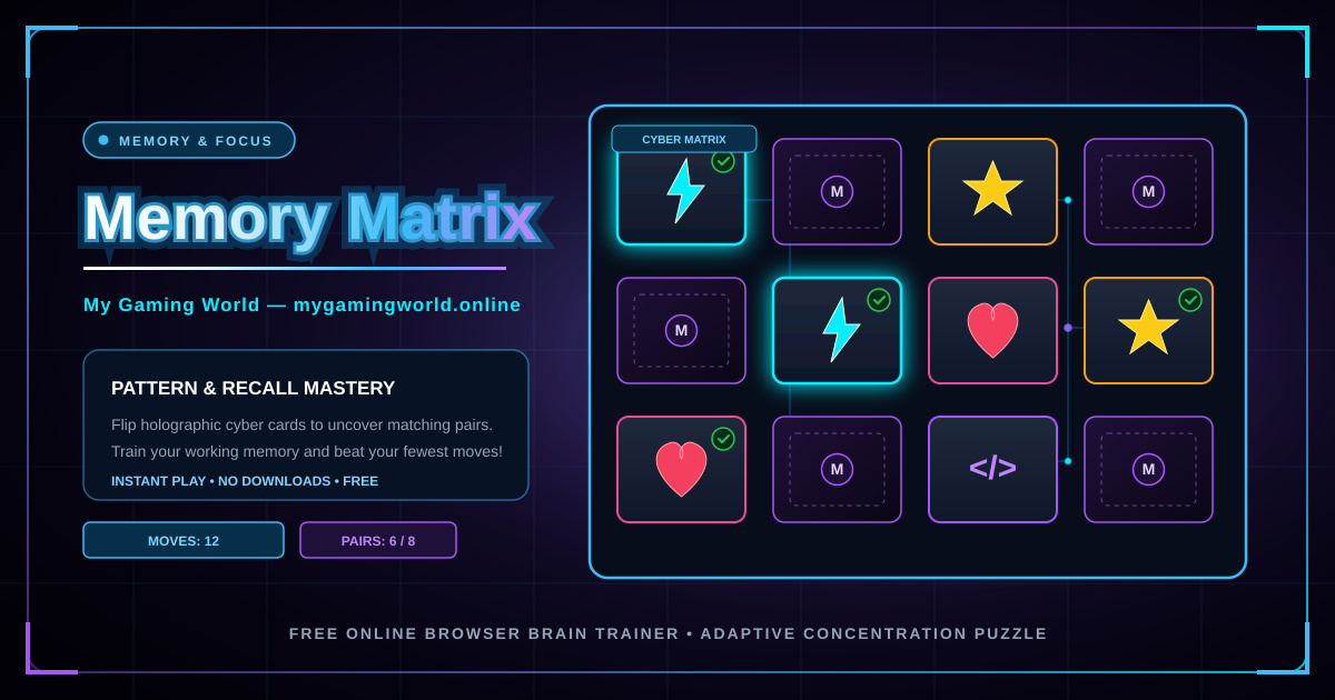 Memory Matrix Game