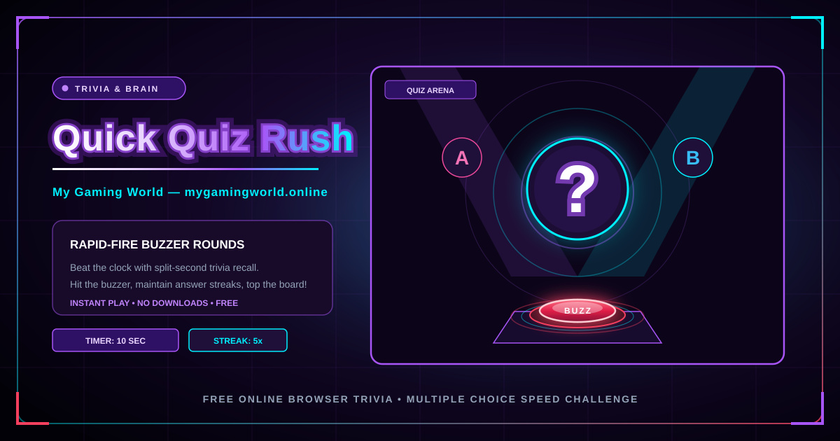 Quick Quiz Trivia Game